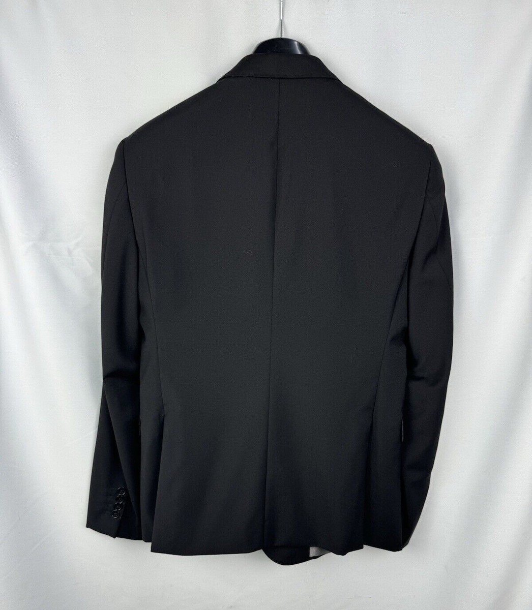 Emporio Armani M Line Blazer Jacket Black Size 52 EU, 42 US
