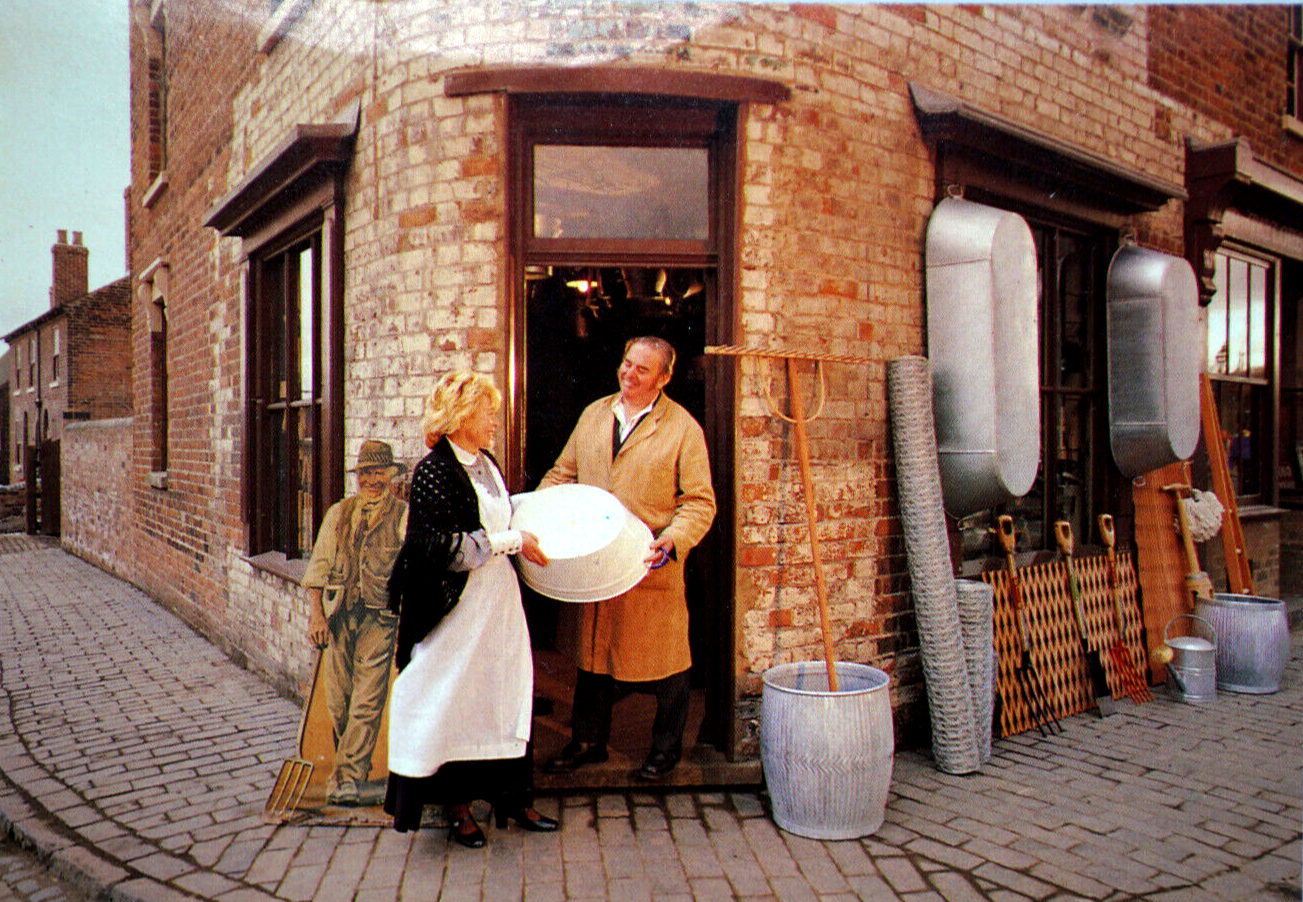 Postcard Coppice Street Hardware Shop Black Country Museum Victorian Dudley
