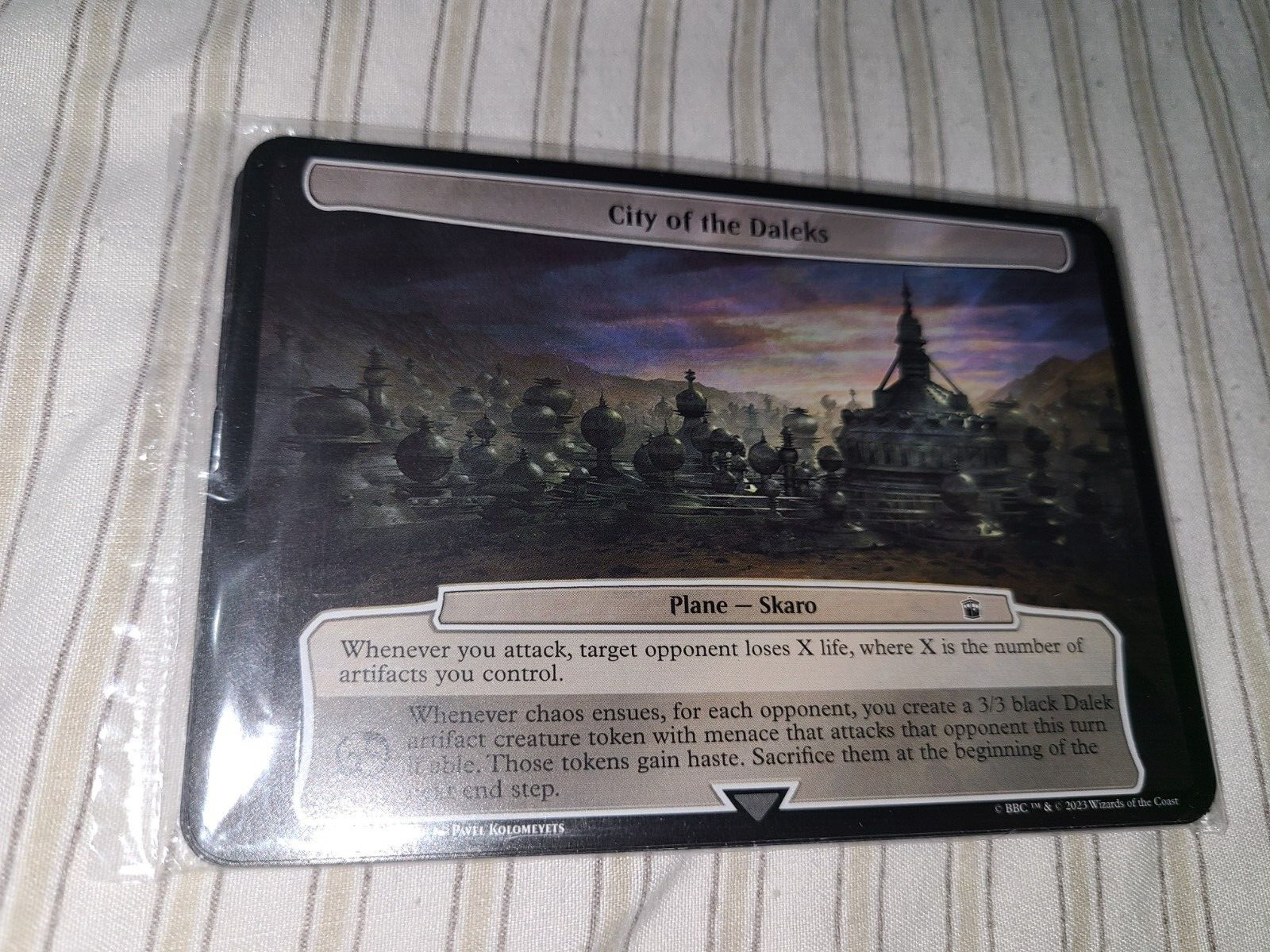 mtg doctor who planechase cards MTG: Universes Beyond- Doctor Who- Commander Deck (Blast From the Past)