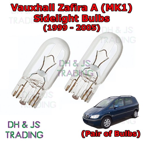For Vauxhall Zafira A Front Sidelights Park Lights Side Light Bulbs MK1