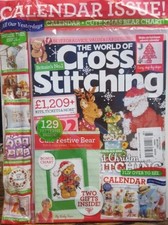 World of Cross Stitching UK 273 Calendar Issue Holidays Christmas SHIPPING