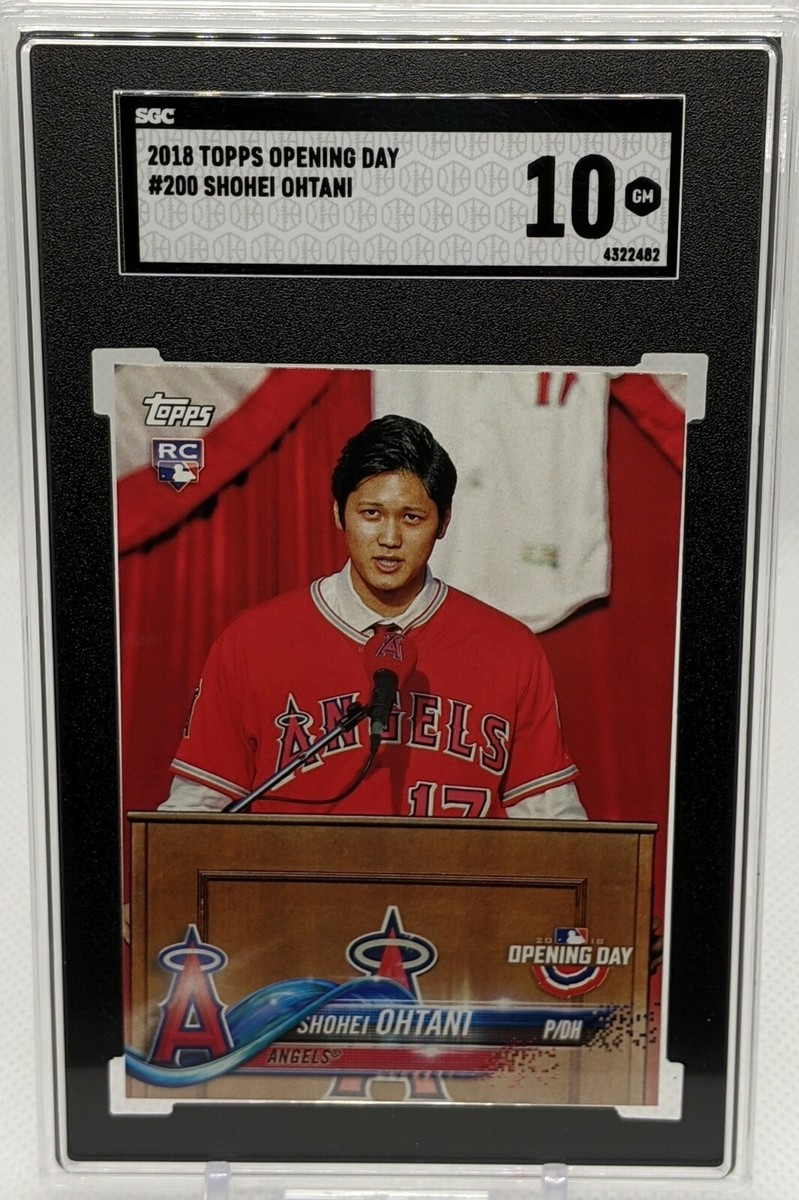 ◆大谷翔平◆Angels◆topps card day◆2018 RC◆ Rookie SHOHEI OHTANI 2018 Topps Opening Day RC #200 Angels