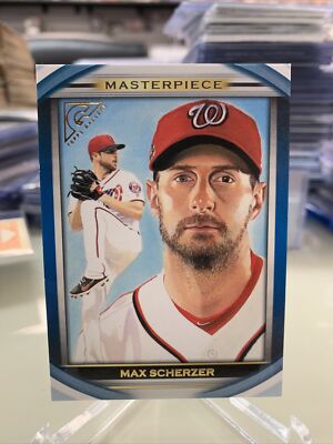 2019 Topps Gallery Masterpiece Blue /99 Max Scherzer #MP-30