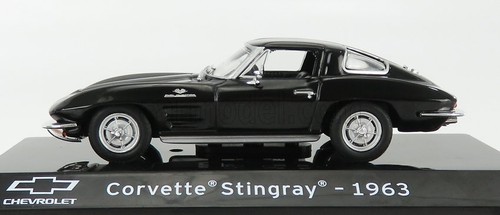 MODELLINO AUTO STATICO CENTAURIA CHEVROLET CORVETTE STINGRAY 1963 VETRINA 1/43 - Imagen 3 de 5