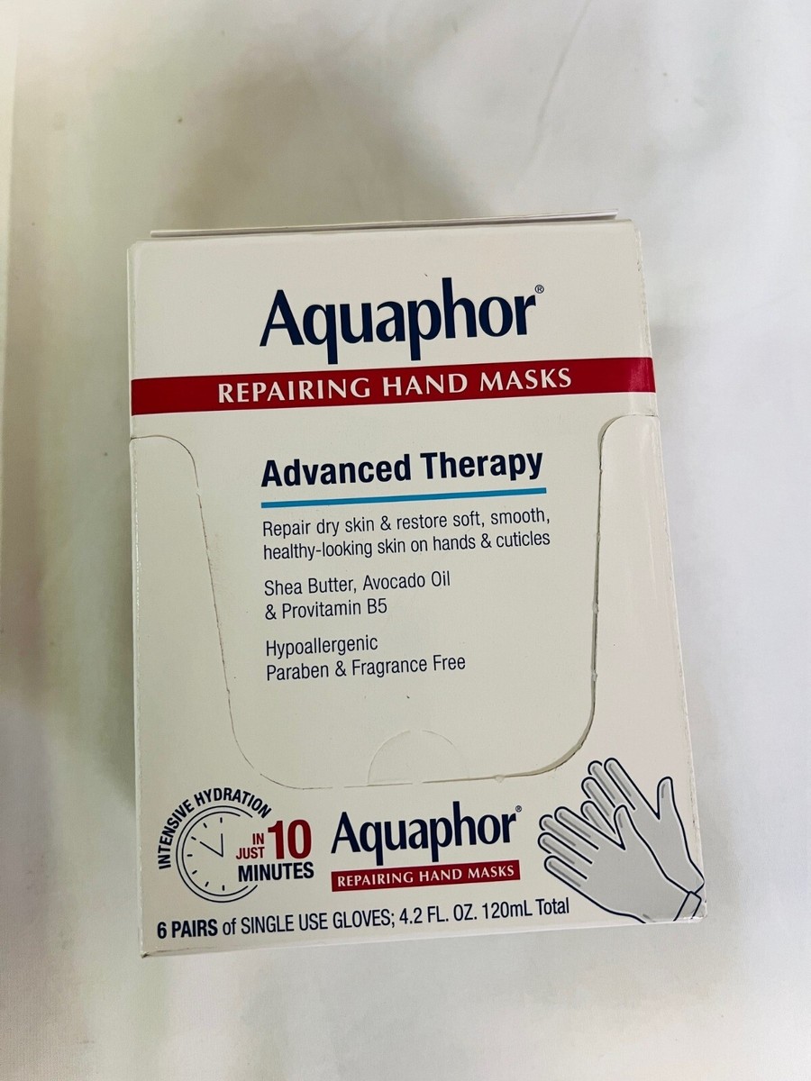 Aquaphor Repairing Hand Masks, Moisturizing Gloves for Dry Hands