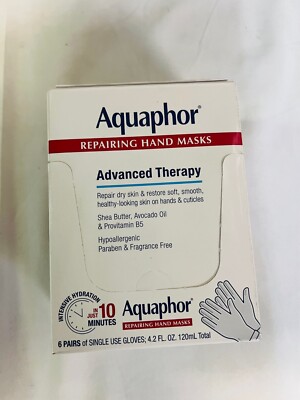 Aquaphor Repairing Hand Masks, Moisturizing Gloves for Dry Hands