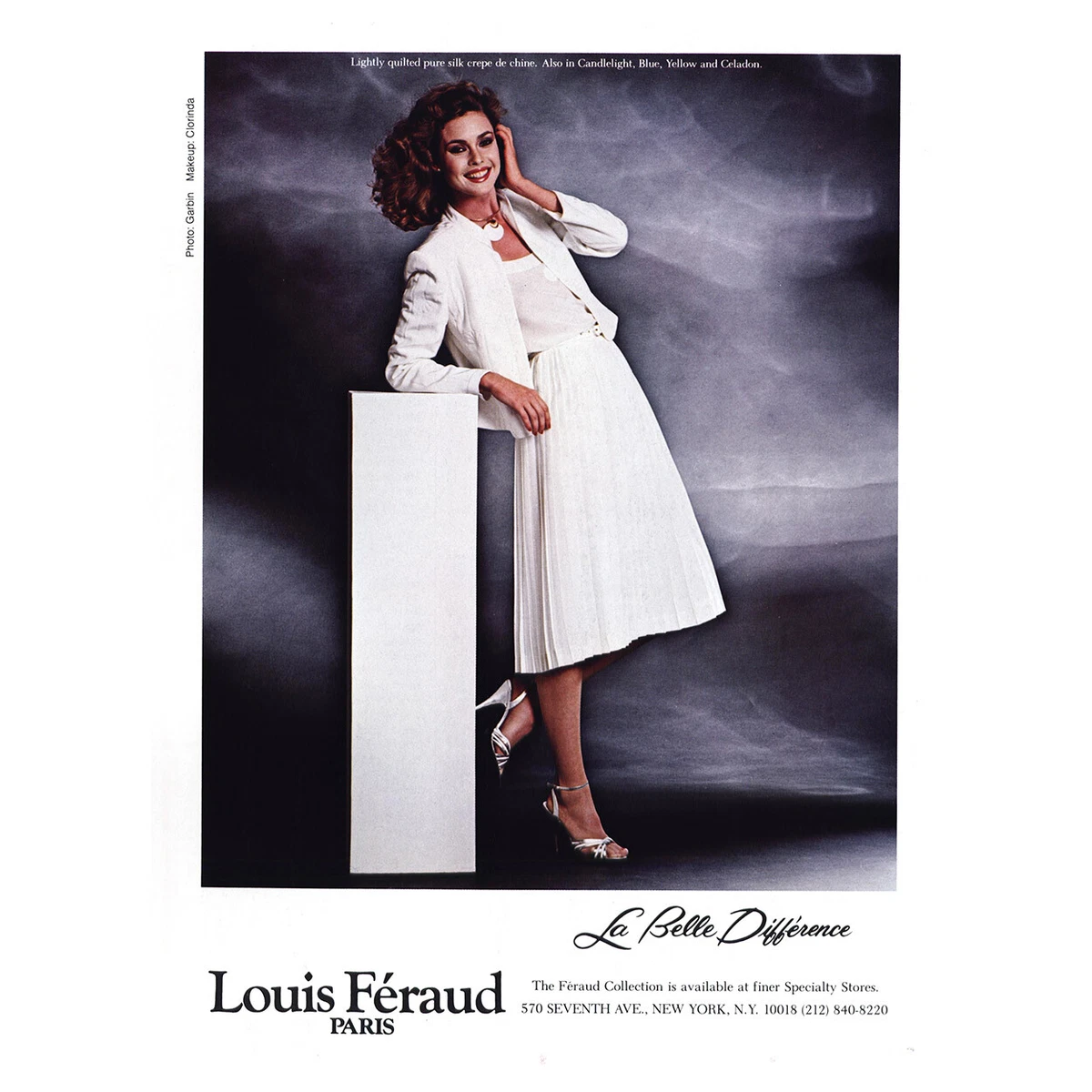 1981 Louis Feraud Paris La Belle Difference Vintage Print Ad eBay