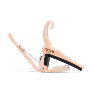 KYSER Quick-Change Acoustic Capo Maple   Kapodaster für Westerngitarre