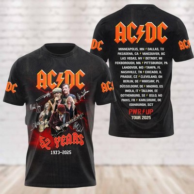 AC.DC Power Up Tour 2025 Two-Sided Shirt, 3D Rock Hoodie, Unisex Fan Gift
