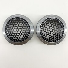 2-1.5" Aluminum Speaker Cover Mesh Grill For Car Audio DJ PA Tweeter Speake Gray
