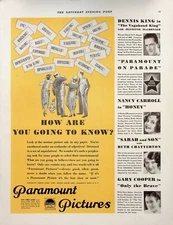 Original Ad for Paramount Pictures