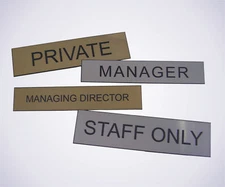 Name Plate - Personalized Office Desk Name Plate & Sign.any color - 2 x 8" -02