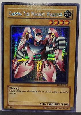 YU-GI-OH! - 1x Gamma the Magnet Warrior - Secret Rare - DOR-E003