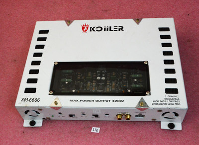 専用ページ066 Koiiler Power Amplifier 2-Channel Bridgeable Crossover Model XM
