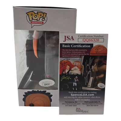 Neil Kaplan Signed Funko Pop Naruto Tobi Autograph Boruto Anime