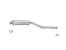 Mittelschalldämpfer  Citroen Xsara Picasso 2.0 HDI Auspuff Mitteltopf + Schelle