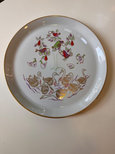 Vintage Shenango Holiday 12 Days of Christmas Plates Dick Litzel 1960s-1970s - Picture 13 of 49