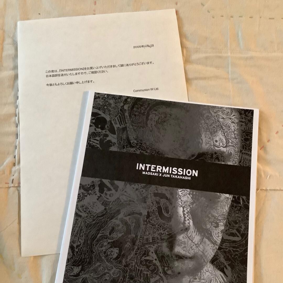 INTERMISSION MADSAKI &JUNTAKAHASHIアートブック INTERMISSION MADSAKI &JUNTAKAHASHIアートブック INTERMISSION