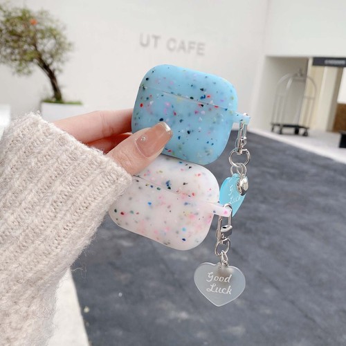 Glow-in-the-Dark Silikon Hülle Fr Airpods Pro 2/1 Airpods 4/3/2/1 Herz Schlüsselanhänger - Bild 1 von 15