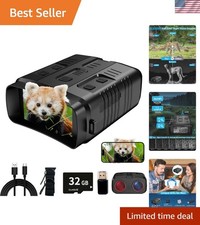 4K HD Night Vision Goggles, 3” LCD, and 4000mAh Battery for Night Adventures