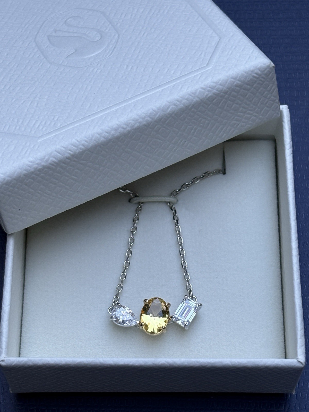 Swarovski Mesmera Pendant Yellow Mixed Cut