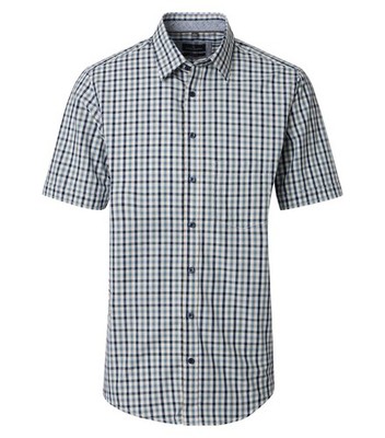 CASAMODA Geknöpftes Hemd kariert Casual Fit