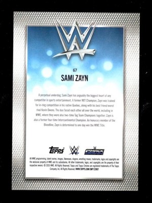 2026 TOPPS CHROME WWE GOLD REFRACTOR #67 SAMI ZAYN 30/50 | eBay
