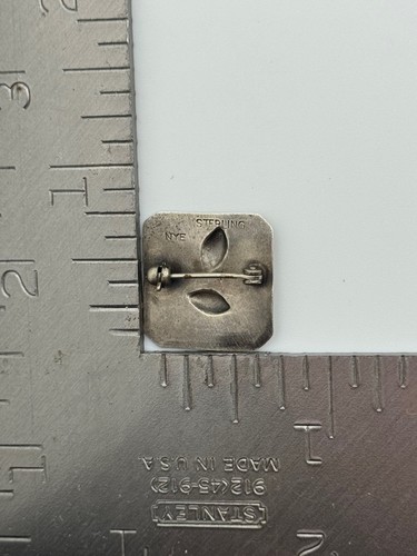 Broche prendedor vintage de piña de plata esterlina Stuart Nye - Imagen 2 de 10