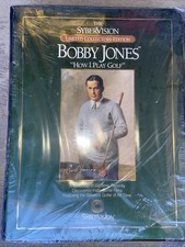 BOBBY JONES HOW I PLAY GOLF SYBERVISION COLLECTORS EDITION VHS TAPES + BOOK