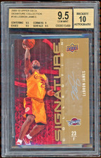 2009-10 Upper Deck LeBron James Signature Collection Auto Silver Ink SSP BGS 9.5