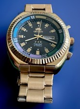 Orologio da polso uomo Orient possibilmente un modello King Diver con quadrante verde