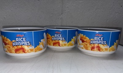 Set of 3 Kellogg s Rice Krispies Ceramic Cereal Bowls By Galarie