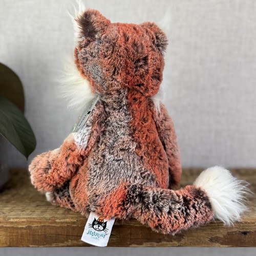 Jellycat Woodland Babe Fox - raro giocattolo morbido misto volpe rosso/grigio screziato esclusivo USA - Foto 7 di 11