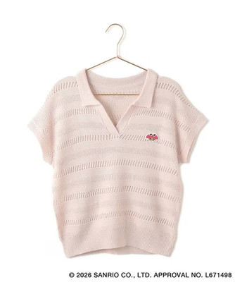 Sanrio Characters x ROPE' PICNIC My Melody Border Openwork Knit JP LTD Pre-Sale