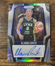 2025 Panini Prizm WNBA Alanna Smith Signatures Silver Auto Minnesota Lynx