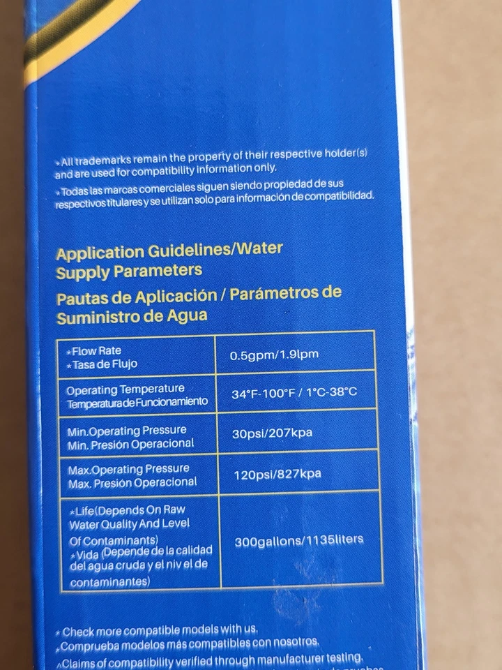 Excelpure RWF0500A Replacement Refrigerator Water Filter, 1 Pack - Image 4 of 4