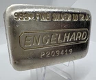 Vintage Engelhard Poured 10 oz .999 Fine Silver Bar #P209419