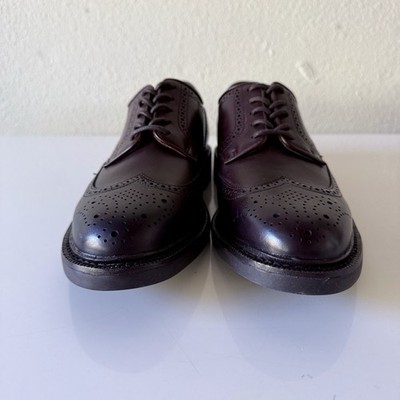 Polo Ralph Lauren Asher Wing Tip Oxford Shoes (Dark Brown) US 7