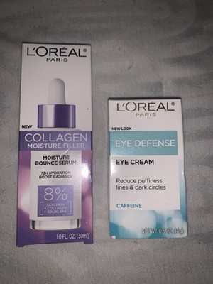 L'Oréal Paris Collagen Moisture Filler Serum & Eye Defense Cream with Caffeine