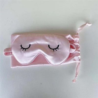 1pcs Eye Cover Silk Sleep Eye Mask Sleeping Padded Shade Patch Eyemask Blindfold