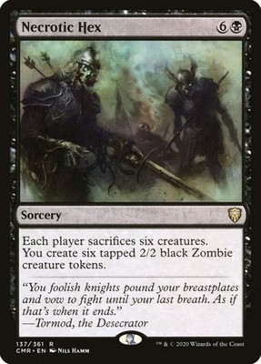 Necrotic Hex (Commander Legends 137) - Rare Magic: The Gathering Karte