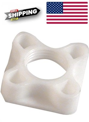Toilet Handle Nut White Plastic Replacement Bathroom Plumbing Repair New Sealed