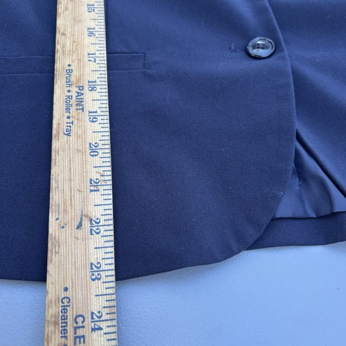 212 collection Blue 2 button tailored lined Long Sleeve blazer  Women’s Size 16 - Picture 10 of 10