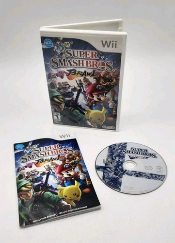 Super Smash Bros. Brawl (Nintendo Wii, 2008) Complete w/ Manual - Tested