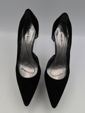 AK Anne Klein Classic Black  Silver   Size 6   3" Heel