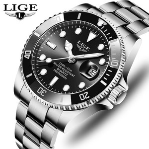 NEW Hommes Business Watch Quartz acier inoxydable Lumineux imperméable homme Wristwatch