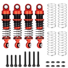 FLYXM RC Car Shocks 42mm Oil Shock Absorber for FMS 1/18 FCX18 LC80 RC Crawler