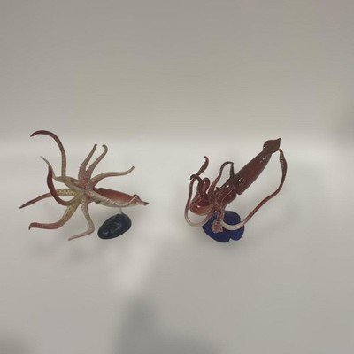 Kaiyodo Daioh Squid Choco Q Aquarium Limited Figures Set Used