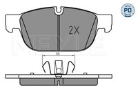 Meyle BremsbelÄGe Volvo S60 224 S90 234 V90 235 XC40 536 XC60 246 XC90 256