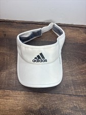 Adidas Black and White Aeroready Golf SunVisor Great Shape Golf Hat Sport